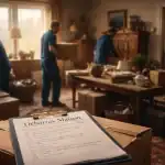 entreprise qui vide les maisons salon ancien