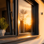 fenêtre gris anthracite pvc ouverte façade
