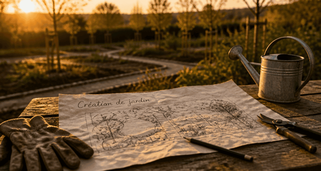jardin comment faire plan dessiné création