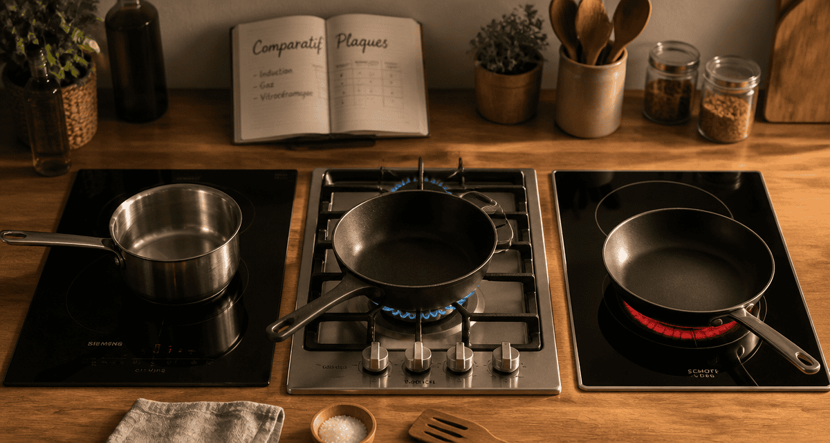 quelle plaque de cuisson choisir induction gaz vitrocéramique