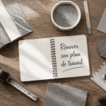 revêtement de plan de travail cuisine en rénovation