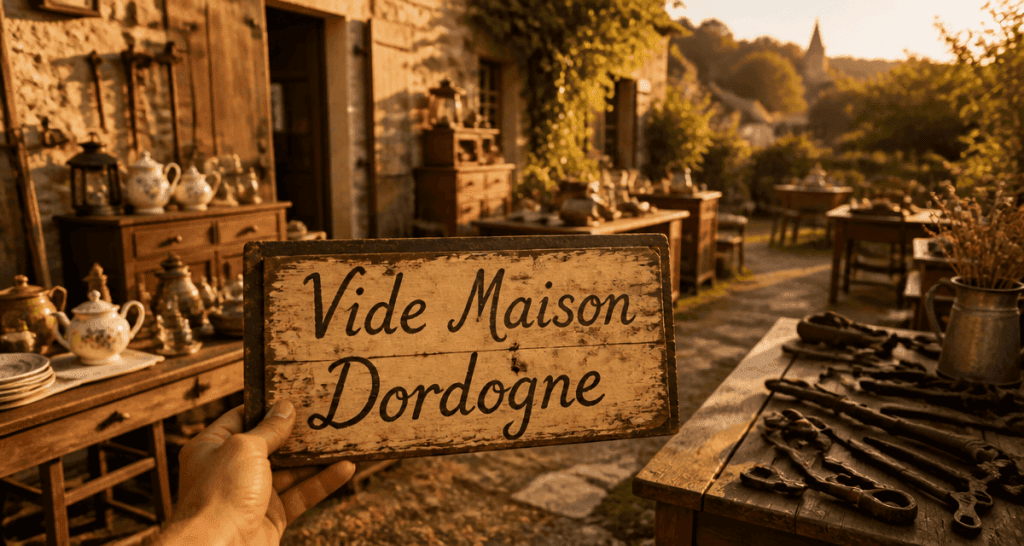 vide maison 24 objets anciens Dordogne