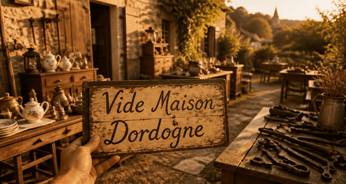 vide maison 24 objets anciens Dordogne