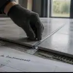carrelage joint de fractionnement pose en chantier