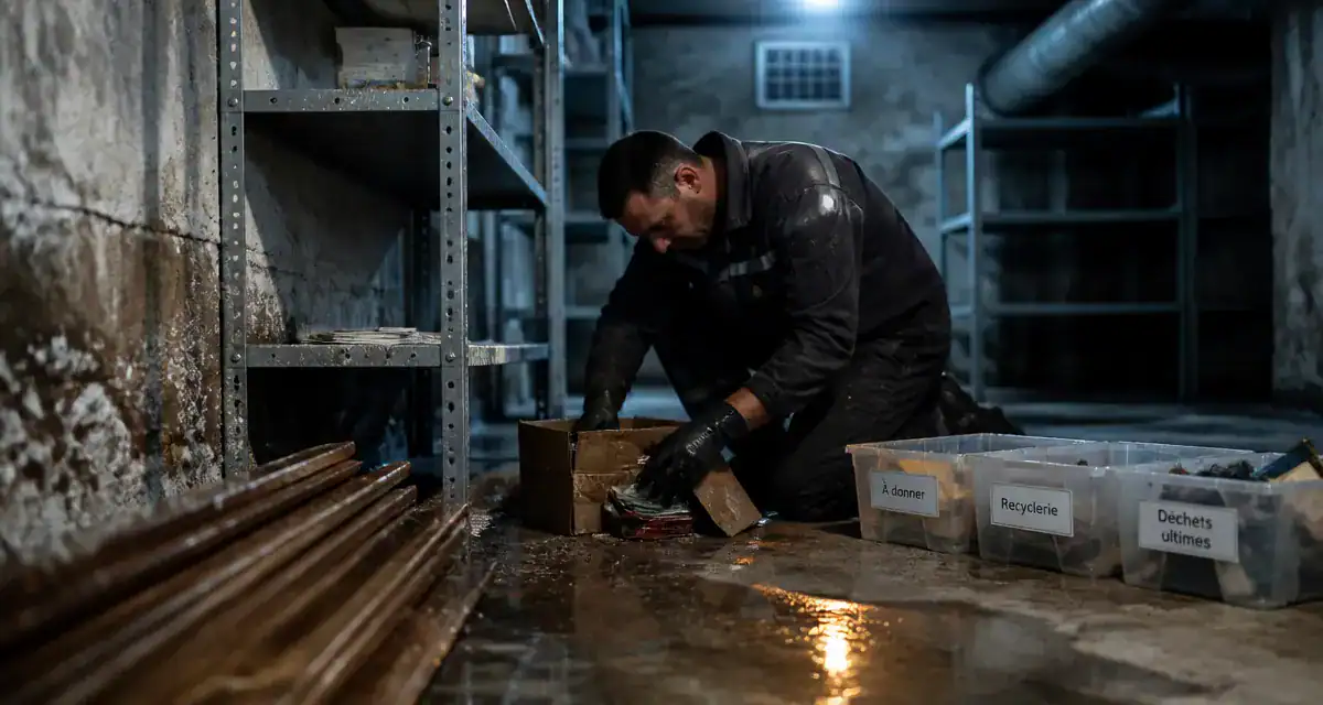 Débarras cave : tri, évacuation et assainissement des déchets