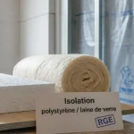 Isolation polystyrène ou laine de verre : échantillons polystyrène et laine de verre