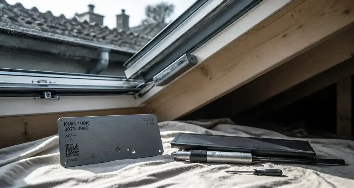 Moteur electrique pour velux, kit de motorisation sur fenêtre de toit