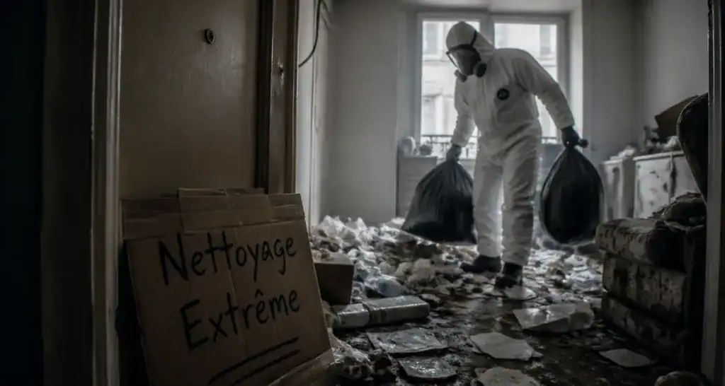 tarif nettoyage maison insalubre évacuation déchets