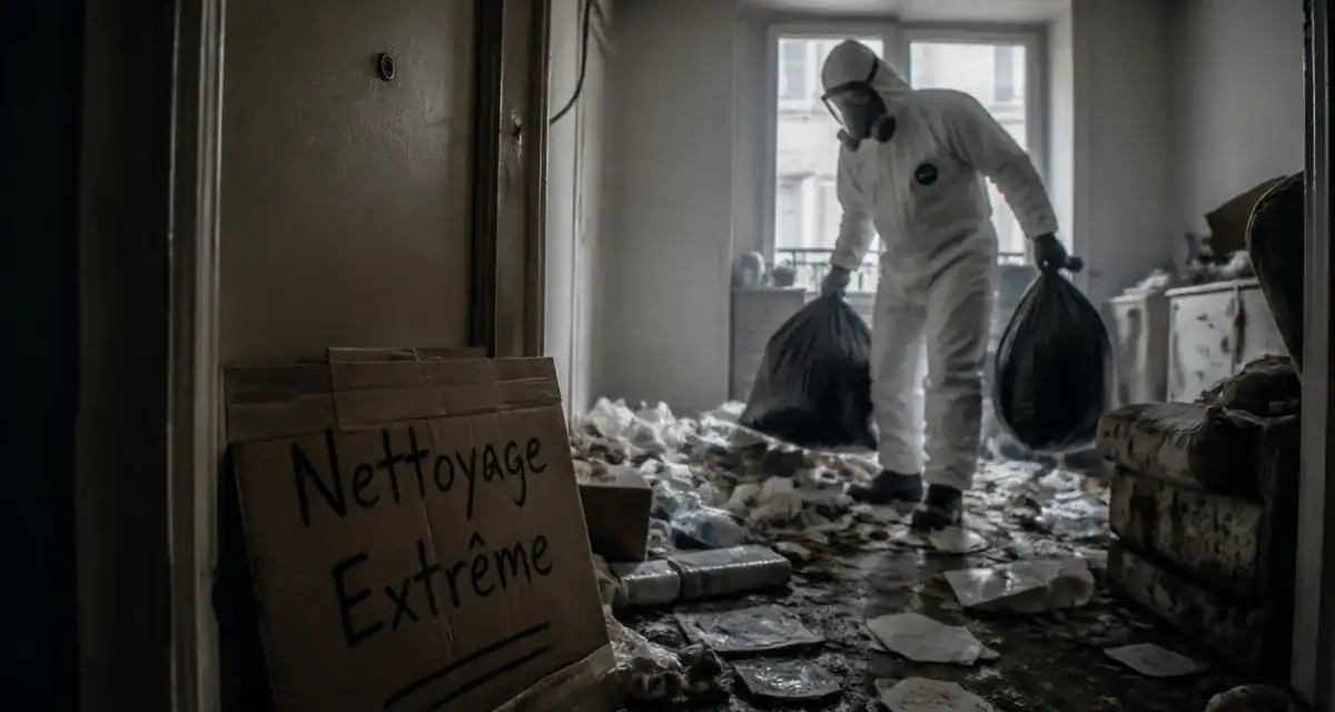 tarif nettoyage maison insalubre évacuation déchets