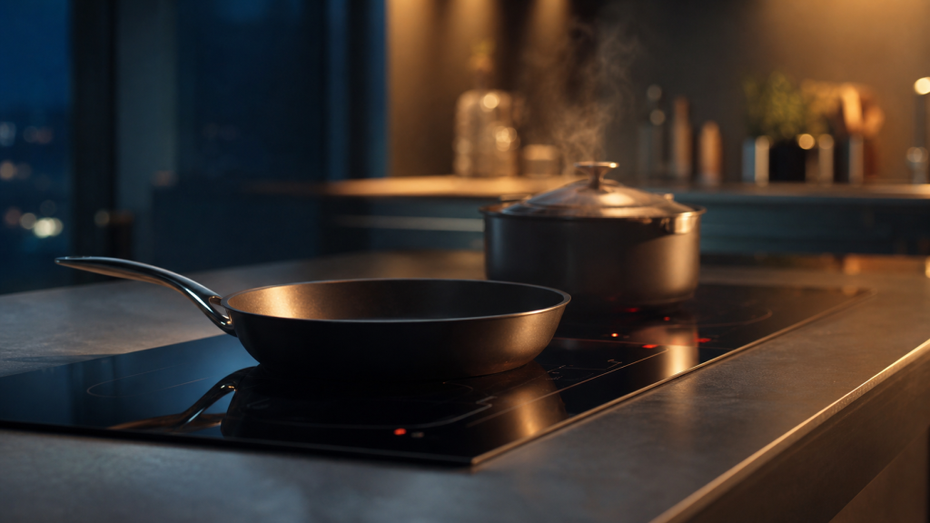 Difference entre induction et vitrocéramique : poêle sur induction et casserole sur vitrocéramique