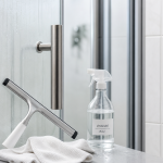 Vinaigre pour enlever le calcaire sur les parois de douche, voile blanchâtre sur vitre