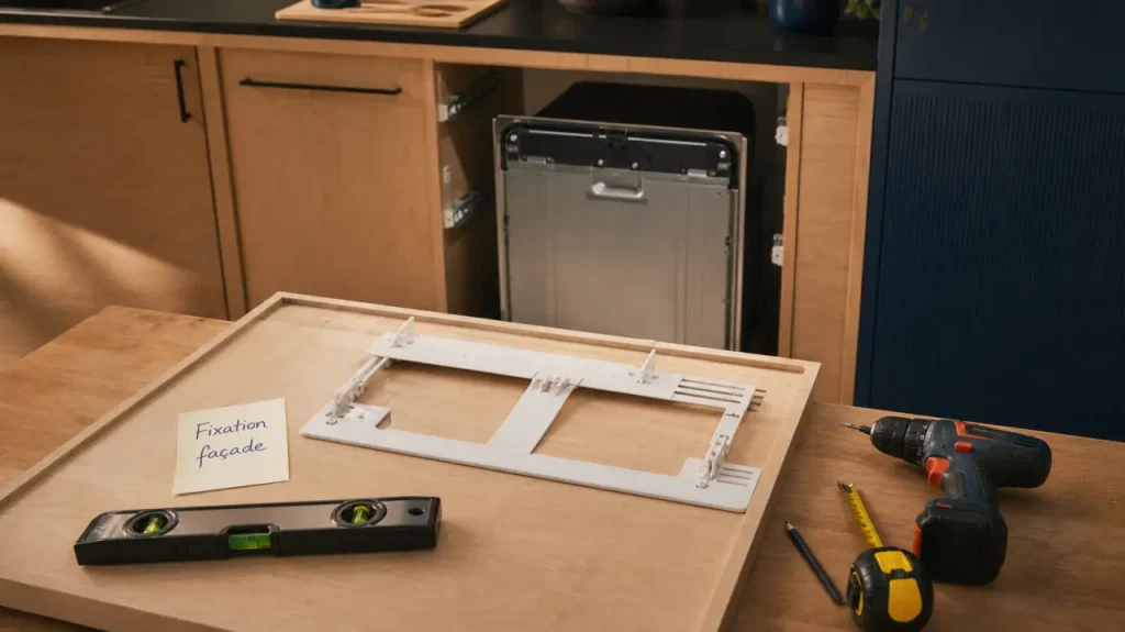 Installation d&rsquo;une façade de lave-vaisselle : 5 étapes pour un alignement parfait