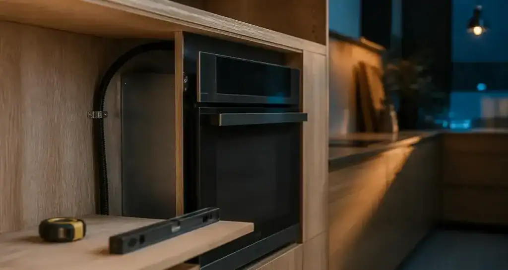 Installer un four encastrable : branchement 20A et ventilation, niche ajustée et câble gainé