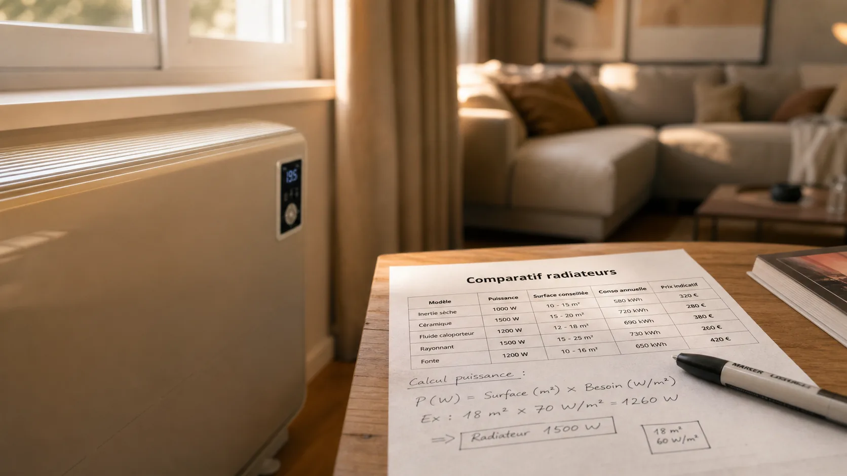 Meilleur radiateur electrique à inertie, sous fenêtre, confort et économie