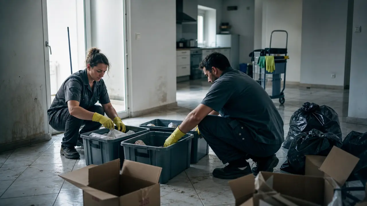 Nettoyage debarras après appartement vidé