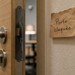 Ouvrir une porte sans clé : carte ou radio près de la poignée