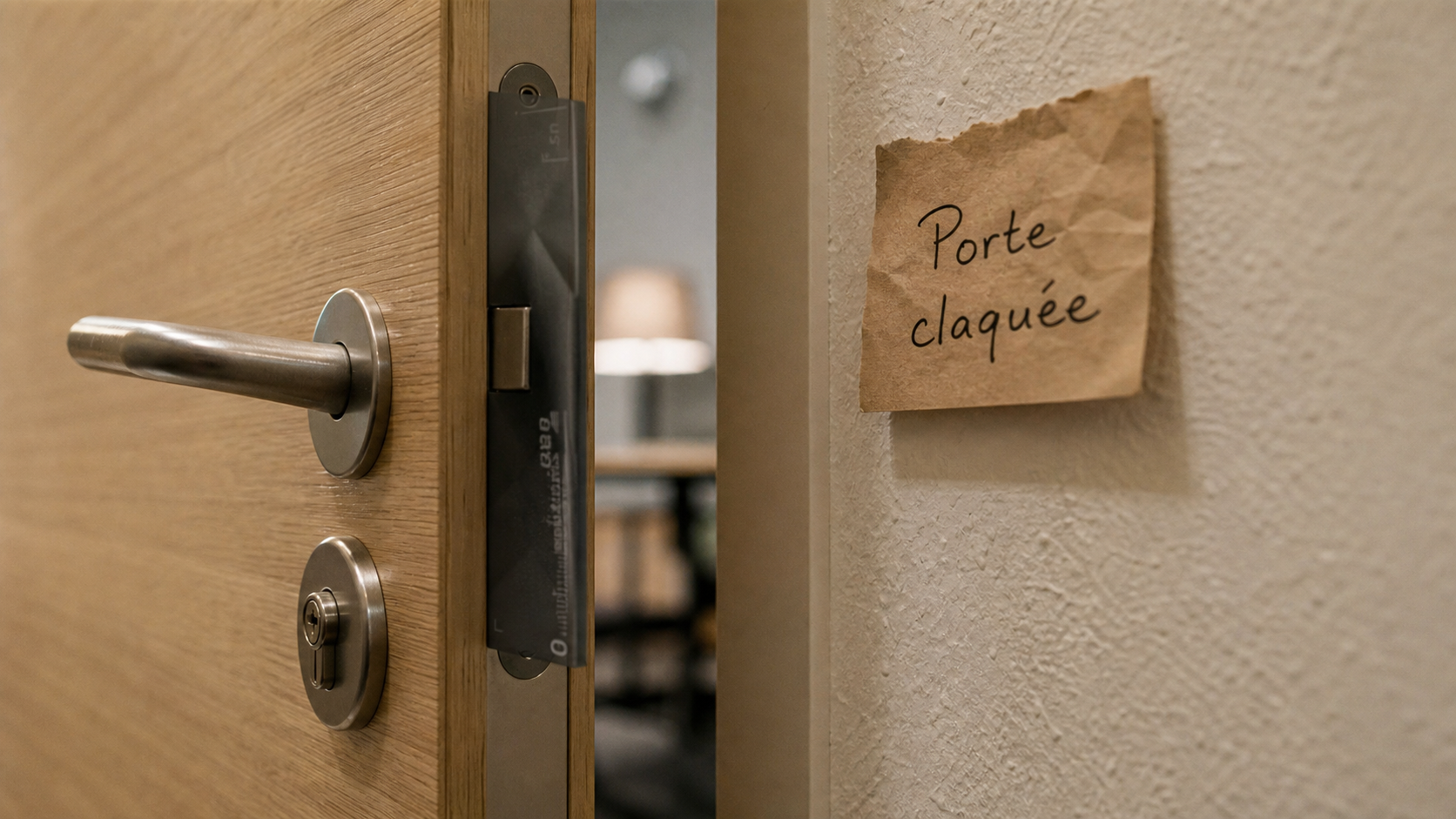Ouvrir une porte sans clé : carte ou radio près de la poignée