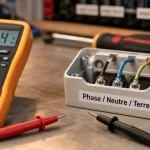 Mesures phase neutre et terre : 0 V, 2 V ou 100 V