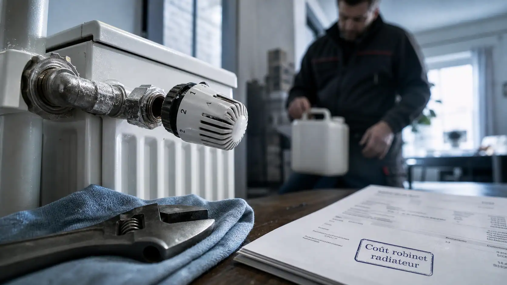 Prix d un plombier pour changer un robinet de radiateur : devis et raccord du radiateur