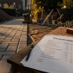 Prix des paves autobloquant : allée en béton pavés autobloquants