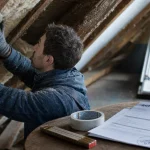 Aide isolation toiture : installateur vérifie devis RGE