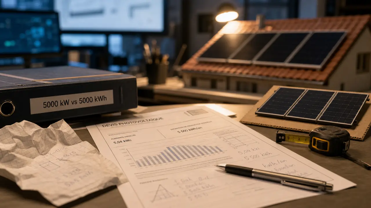 Combien de panneaux photovoltaïques pour 5000 kW : surface et budget photovoltaïque