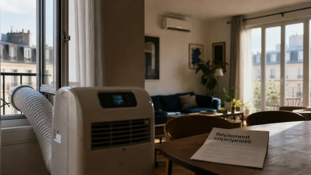 Comment climatiser un appartement : unité mobile et règlement de copropriété, bruit et budget