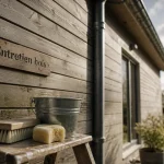 Maison en bois entretien : nettoyage annuel du bardage bois
