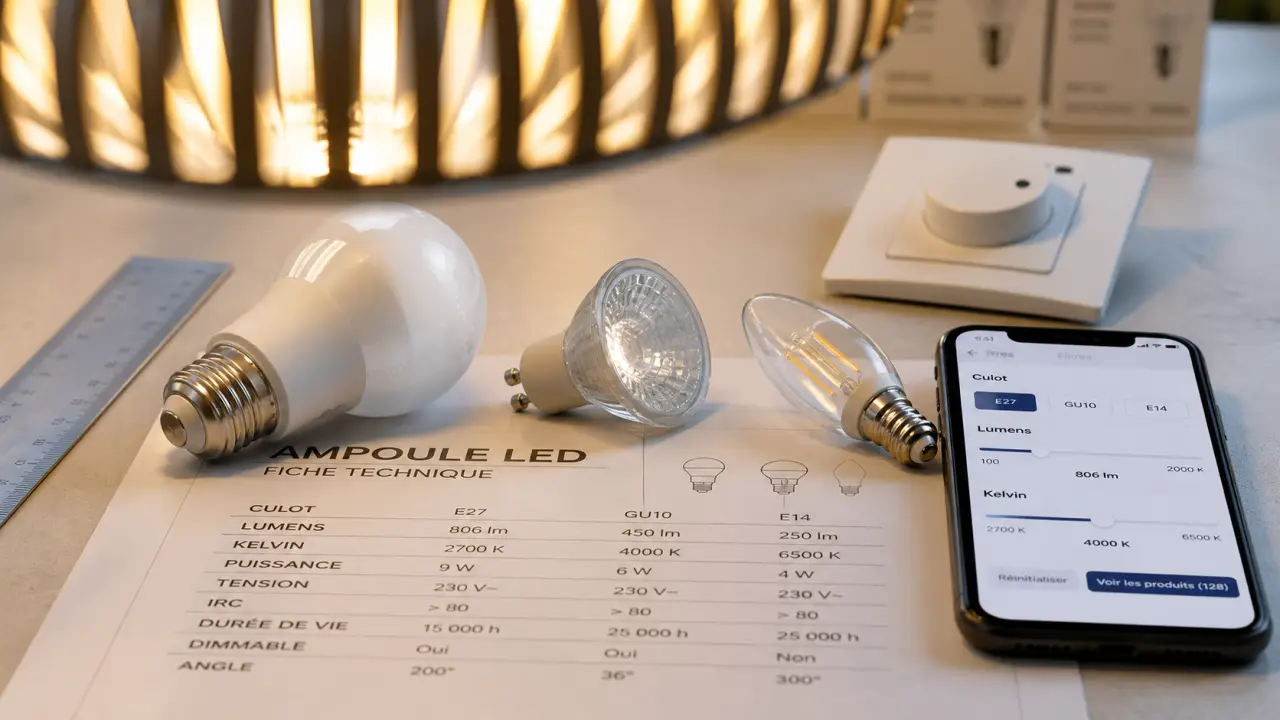 Où acheter ampoule : ampoules LED en magasin ou en ligne