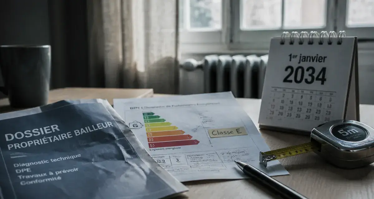 Peut on louer un logement classé e : calendrier 2034 et DPE classe E