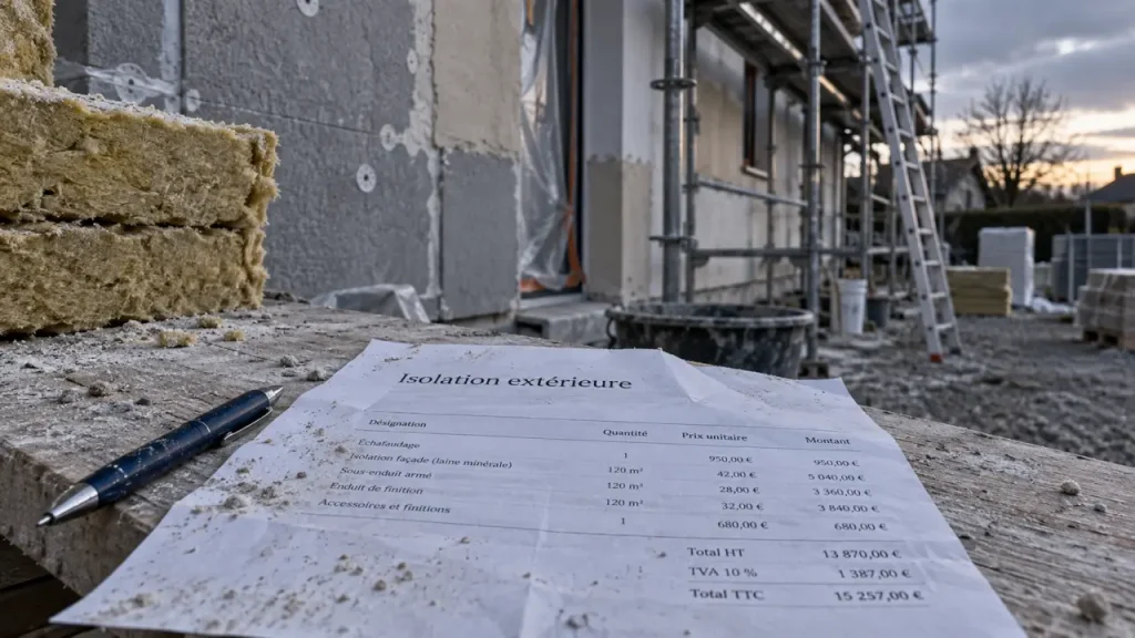 Prix isolation extérieur maison 140m2 : devis pour façade en rénovation