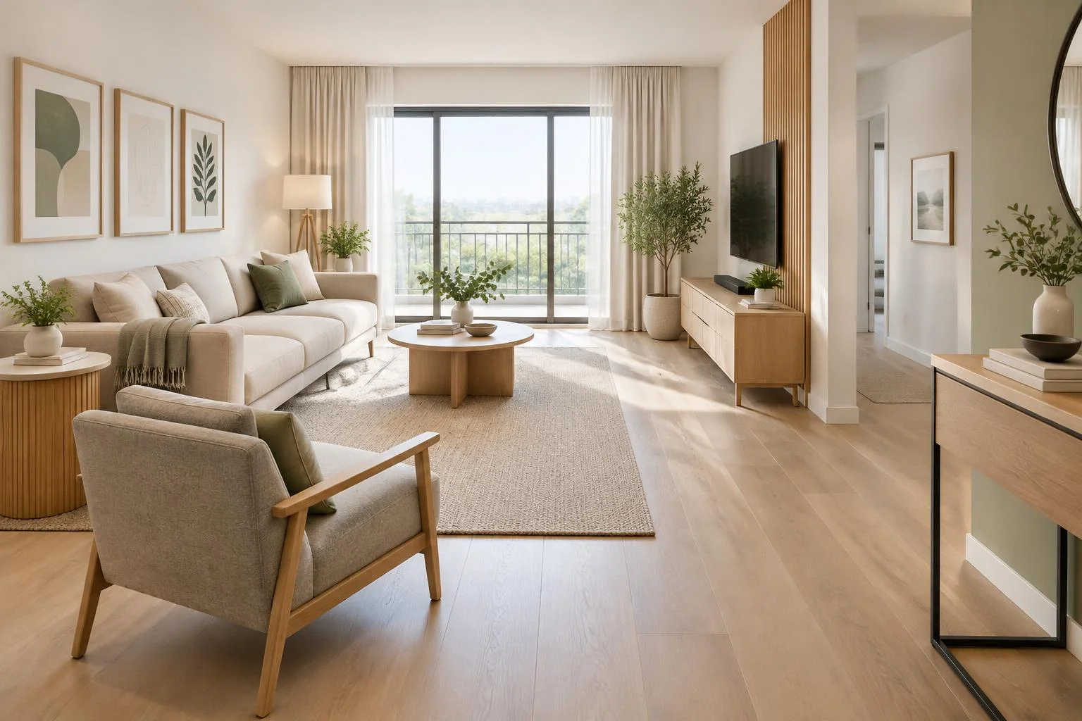 Centre dégagé : aménager un petit salon avec style