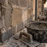 Enduire mur extérieur : support sain sans cloques, fissures rebouchées et nettoyage