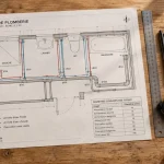 Schema plomberie : plan débit et évacuations, entretien